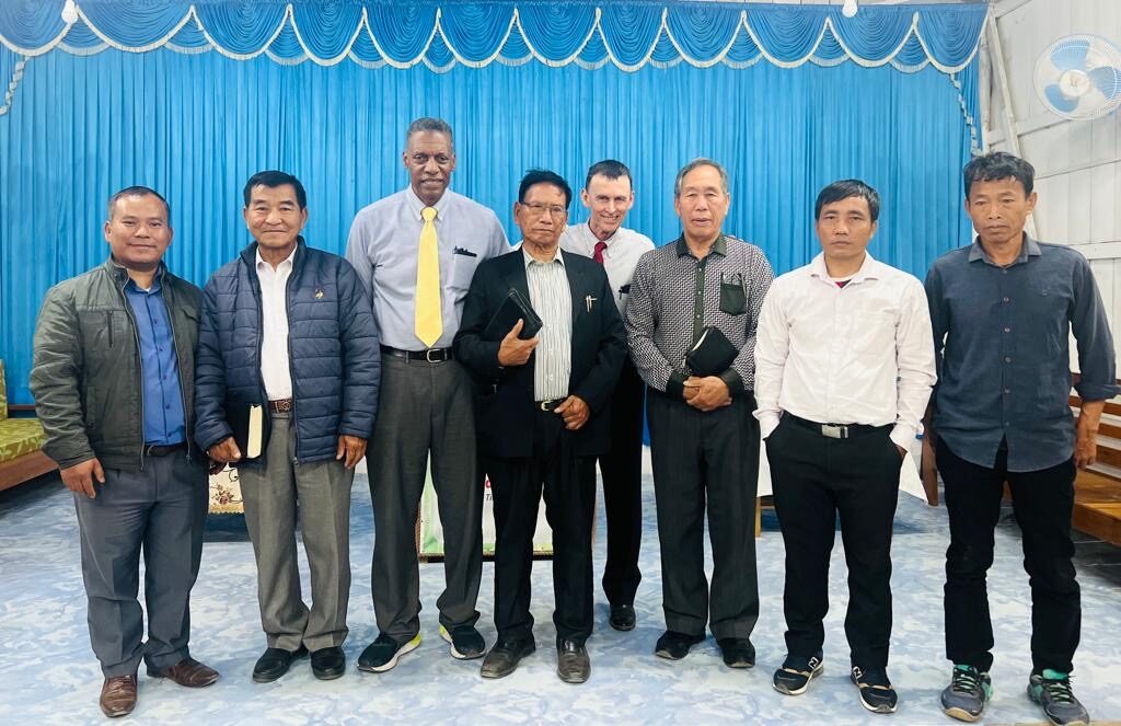 National pastors supported by Shalom Native Mission standing together.